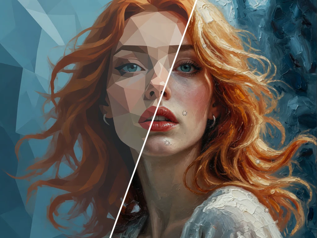 AI-Guided Oil Painting